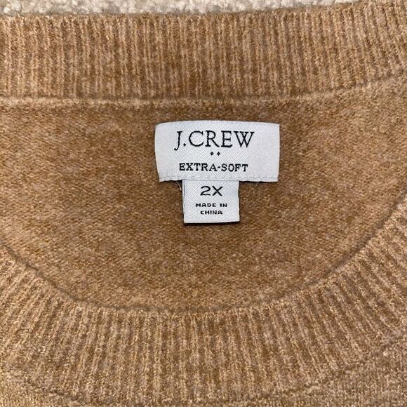 J.Crew 2X Womens Sweater Striped Extra Soft Stretch Lightweight Crew Neck Color - Picture 12 of 15